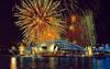 Australia, New South Wales, Sydney, Fireworks over the Opera House,Harbor Bridge